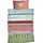 Renforcé rot/bunt 240 x 220 cm + 2 x 80 x 80 cm