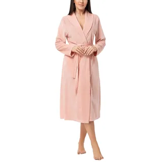 Aquarti Bademantel Velours Aprikose M