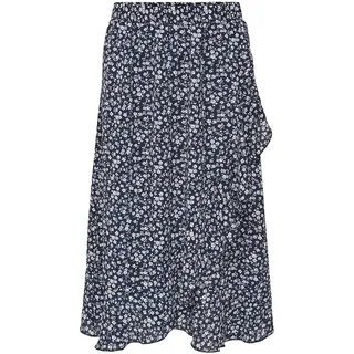 Only Wickelrock Damen Floral Blau 34