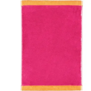 CAWÖ Lifestyle Splash Handtuch 30 x 50 cm rosa-orange