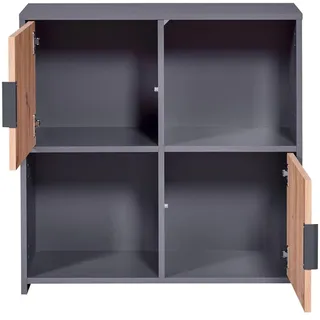 Interlink Pepeto Standregal 77 x 30 x 77 cm Grau