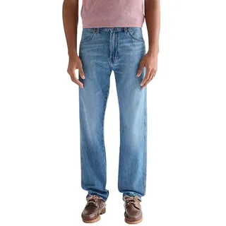 Wrangler Frontier Jeans Relaxed Fit in heller Waschung-W29-L30