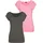 ärmellos grau/rosa 32/34