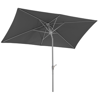 Schneider-Schirme Sonnenschirm Porto, anthrazit, 300 x 200 cm rechteckig, 643-15, Gestell Stahl, Bespannung Polyester, 6.7 kg