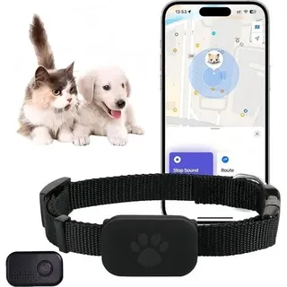 OEM Gps-tracking-halsband Für Katzen, Gps-halsband Für Kleine Katzen Und Kätzchen, Hunde-tracker, Keine Monatlichen Gebühren, Kompatibel Mit Apple Find (ios/android-kompatibel) (schwarz)