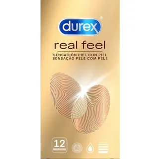 DUREX REAL FEEL Kondome, 12 Kondome
