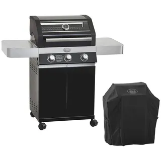 Rösle BBQ-Station VIDERO G3 inkl. Abdeckhaube - Schwarz