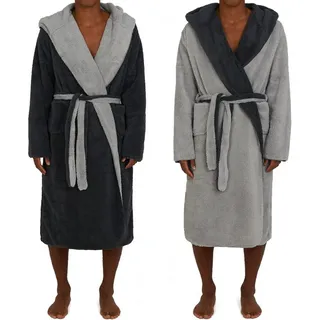 HOMELEVEL Bademantel Herren Rot XL