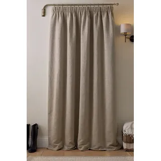 Next Türvorhang Super-Thermo Türvorhang mit Bleistiftfalten (1 St), Hakenaufhängung, verdunkelnd beige 168 cm x 213 cm