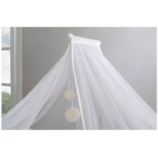 Möbel-Zeit Betthimmel / Moskitonetz für Babybetten weiß