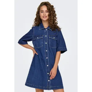 Only Onlbelle S/S Button Dress DNM Gua Noos