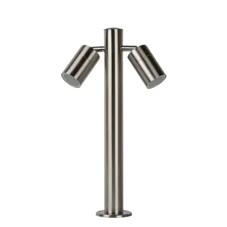 LUCIDE Außenstandleuchte Metall Ø 6,3 cm 2x5W GU10 350 lm IP44