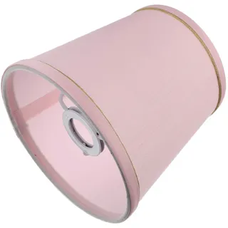 SOLUSTRE Stoff Lampenschirm Rosa Tischlampe Ersatzschirm Pendelleuchte Deckenleuchte Wandleuchte Stehleuchte Lampenschirm Schutzhülle Schlafzimmer Wohnzimmer Nachttisch Dekoration