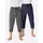 3/4-Hose WÄSCHEPUR Herren Gr 56/58 Normalgrößen blau marine anthrazit meliert 100 Baumwolle 55 Baumwolle 45 Polyester unifarben Hosen