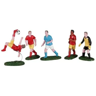 Playing soccer set of 5 Weihnachtsfigur