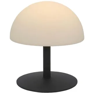 Lumisky Tischleuchte, kabellos, Fuß aus Stahl, grau, LED, warmweiß/weiß, dimmbar, Höhe 20 cm