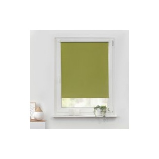 Thermo Klebe-/Klemmrollo Verdunklungsqualität grün B/L: ca. 80x150 cm - grün