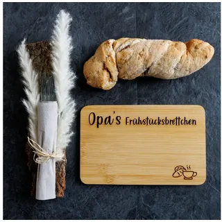 Spruchreif® Frühstücksbrett Frühstücksbrett aus Bambus mit Gravur, Gravur
