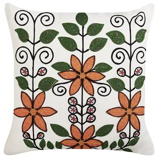 Beliani Dekokissen VELLORE 50 x 50 cm Mehrfarbig