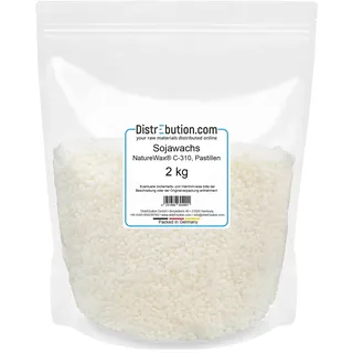 Sojawachs Pastillen 2kg NatureWax® C-310 natürliches Wachs für Kerzen