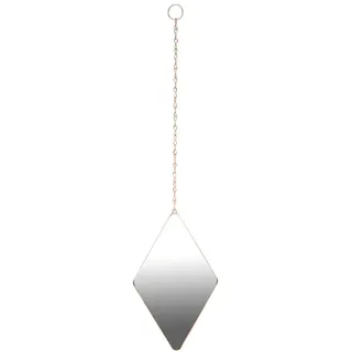 Umbra Dima 3-teiliger Wandspiegel und Wanddekoration, Metall, Kupfer, Rautenförmig