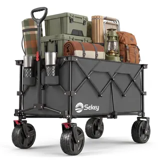 Sekey XXL Plus Bollerwagen faltbar anthrazit