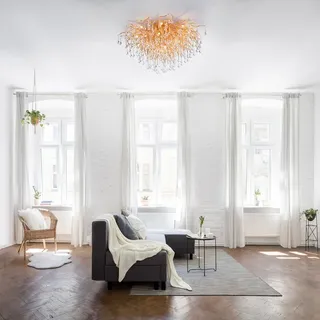 Paul Neuhaus Icicle 14-flg. 100 x 50 x 100 cm Altmessing