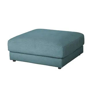 Jette Home Hocker Cord Sila , türkis/petrol , Maße (cm): B: 100 H: 43 T: 100.0
