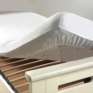 Douceur d'intérieur Matratzenschoner 180 x 200 cm Weiß