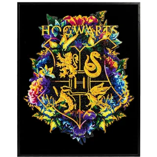 DIAMOND DOTZ 2595259 Harry Potter Hogwarts Wappen, Diamond Painting