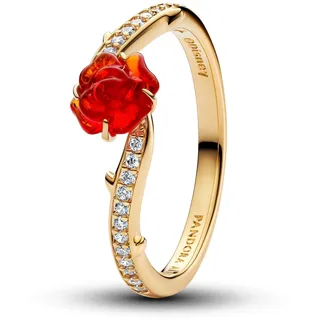 Pandora Damenring Goldfarben Disney Die Schöne und das Biest 163984C01 Gr. 56