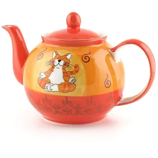 Mila Keramik-Teekanne, Oommh Katze, ca. 1,2 Liter | MI-94038 | 4045303940383