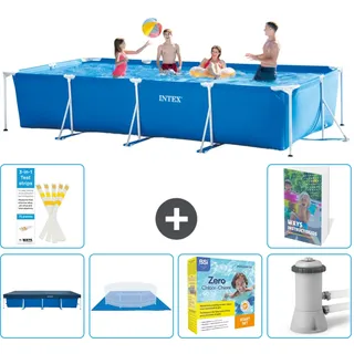 Rechteckiger Frame Pool - 450x220x84 Cm - 7-teilig  S24