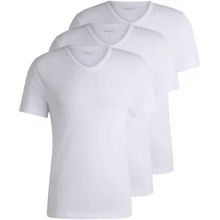 Boss 3P V-Neck, Classic - Weiß L