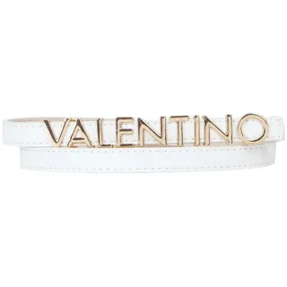 Valentino Gürtel Synthetikgürtel Leder/Polyurethan Weiß 90