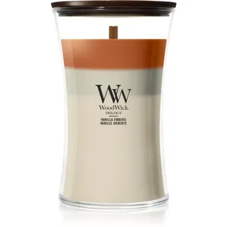 Woodwick Trilogy Vanilla Embers Duftkerze 610 g beige