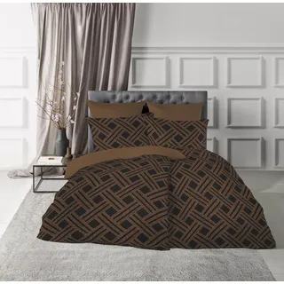 fleuresse Damast Bettwäsche Black Premium Lillesand Messing