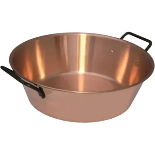 Baumalu - Elegante Kupfer-Süßigkeiten-Schüssel 0,5L - Kochtopf für Süßwaren - geeignet für alle Herdarten außer Induktion - pflegeleicht - Bronze-Design