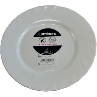 Arcoroc 6-stück Teller 19 cm Trianon, Keramik, Geschirr, Rund, Weiß, Teller, Dinner plate, Geschirr/Teller