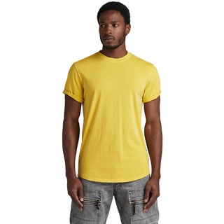G-STAR RAW Herren Overdyed Lash T-Shirt T-Shirts, Gelb (dk lemon gd D16396-2653-G388), L