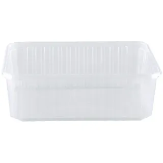 400x Verpackungsbecher PP, transparent, 180x135mm, 1000ml