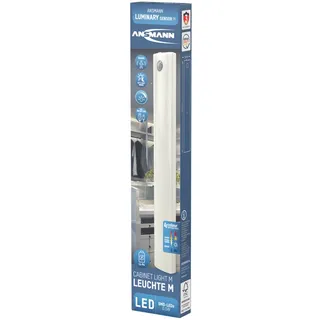 Ansmann cabinet-light-medium LED-Unterbauleuchte mit Bewegungsmelder LED LED fest eingebaut 18 W Kaltweiß, Naturweiß, Warmweiß Weiß