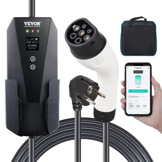 Vevor Tragbares EV-Ladegerät Typ 2 8,6 m