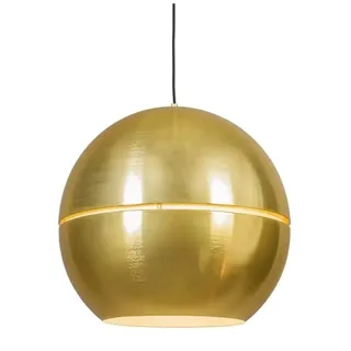 QAZQA Slice 2-flg. 50 cm rund Gold/Aluminium