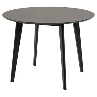 Actona Esstisch Roxby Ø 105 cm Holz Schwarz