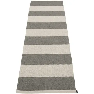 Pappelina - Bob Teppich, 70 x 225 cm, charcoal / linen