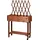Hochbeet mit Rankhilfe 79 x 28,5 x 130 cm braun