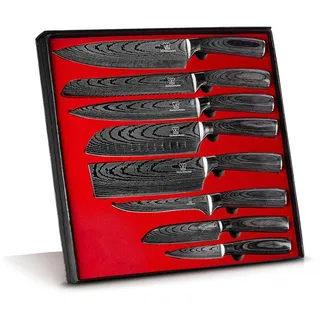Küchenkompane Messer-Set, Schwarz, Metall, Kochen, Küchenmesser, Messersets