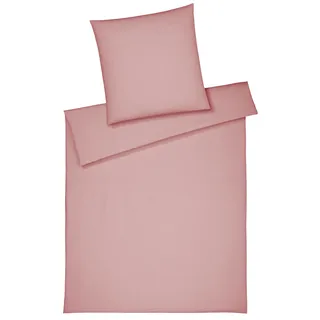 ELEGANTE Breezee Halbleinen Wassermelone 155 x 220 cm + 80 x 80 cm