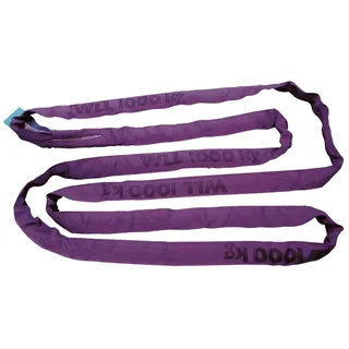 schmidt's onlineshop Rundschlinge doppelt ummantelt, 4m, Tragkraft 1t/2t, violett